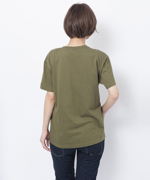 MILKFED.（ミルクフェド）の「S/S BASIC TEE BAR　（Tシャツ/ロゴ）（Tシャツ/カットソー・レディース・ホワイト/ブラック/ネイビー/オリーブ・MEDIUM/SMALL）」の10枚目の写真