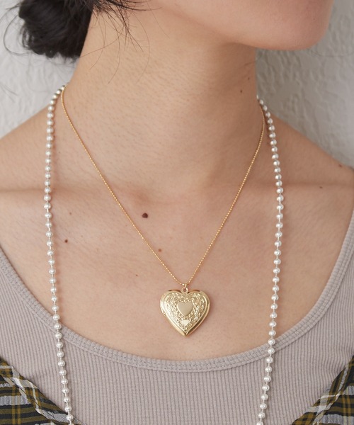 SHENERY（シーナリー）の「【WEB限定】ハートロケットネックレス（ネックレス・レディース・ゴールド/シルバー・FREE）」の8枚目の写真