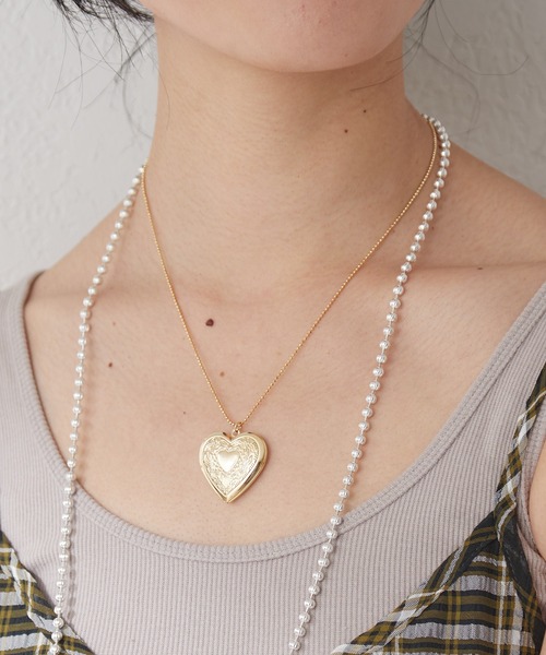 SHENERY（シーナリー）の「【WEB限定】ハートロケットネックレス（ネックレス・レディース・ゴールド/シルバー・FREE）」の13枚目の写真