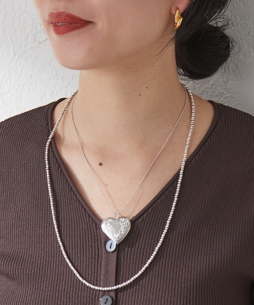 SHENERY（シーナリー）の「【WEB限定】ハートロケットネックレス（ネックレス・レディース・ゴールド/シルバー・FREE）」の9枚目の写真