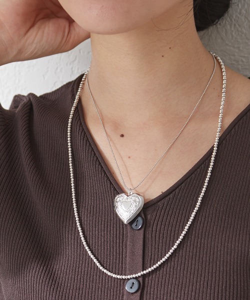 SHENERY（シーナリー）の「【WEB限定】ハートロケットネックレス（ネックレス・レディース・ゴールド/シルバー・FREE）」の11枚目の写真