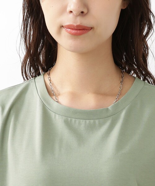 DRESKIP（ドレスキップ）の「◆肩タックワンピース（ワンピース・レディース・オリーブ/オフホワイト/ブラック・03/02/04）」の21枚目の写真