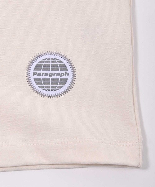 Paragraph（パラグラフ）の「Paragraph(パラグラフ) アーチロゴ スマイル 半袖Tシャツ（Tシャツ/カットソー・メンズ・ライトグレー/パープル/イエロー/ブルー/グリーン/アイボリー/チャコール・FREE）」の17枚目の写真