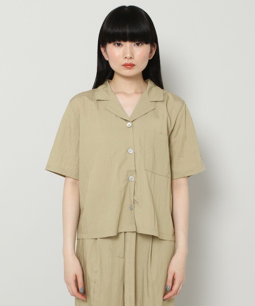 ALAND（エーランド）の「3.3Field Trip／OPEN COLLAR シャツ　2299894（シャツ/ブラウス・レディース・ブラック/カーキ/クリーム・FREE）」の11枚目の写真