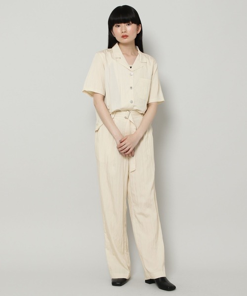 ALAND（エーランド）の「3.3Field Trip／OPEN COLLAR シャツ　2299894（シャツ/ブラウス・レディース・ブラック/カーキ/クリーム・FREE）」の12枚目の写真