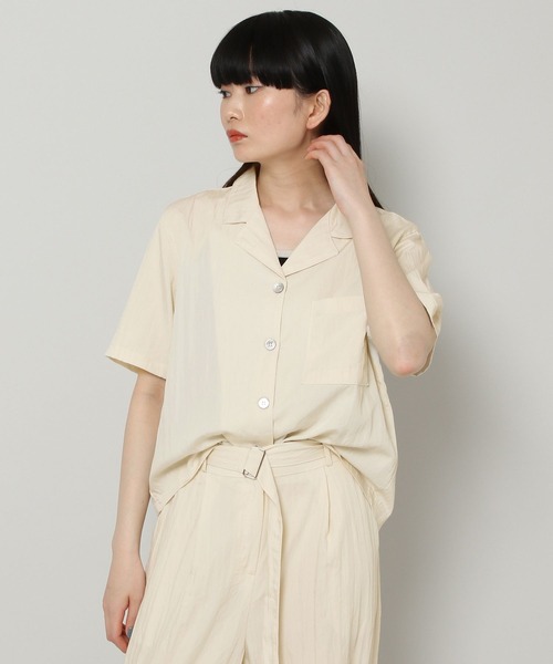 ALAND（エーランド）の「3.3Field Trip／OPEN COLLAR シャツ　2299894（シャツ/ブラウス・レディース・ブラック/カーキ/クリーム・FREE）」の13枚目の写真