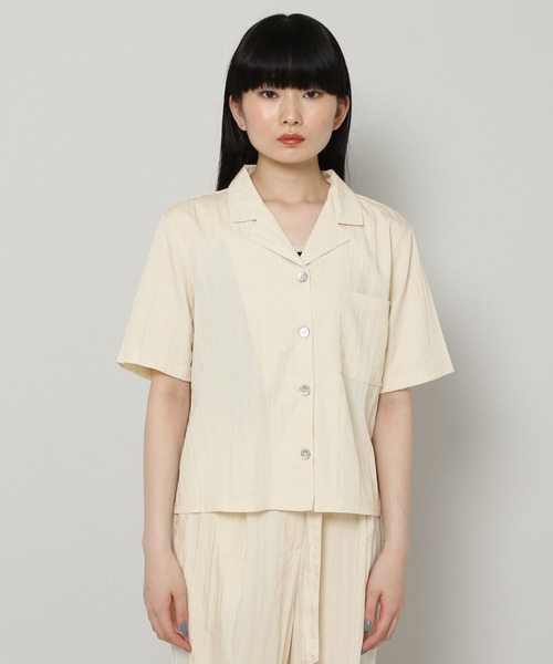 ALAND（エーランド）の「3.3Field Trip／OPEN COLLAR シャツ　2299894（シャツ/ブラウス・レディース・ブラック/カーキ/クリーム・FREE）」の15枚目の写真