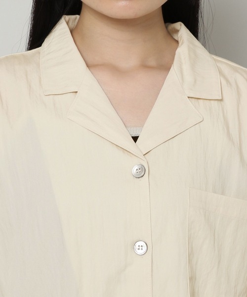 ALAND（エーランド）の「3.3Field Trip／OPEN COLLAR シャツ　2299894（シャツ/ブラウス・レディース・ブラック/カーキ/クリーム・FREE）」の18枚目の写真