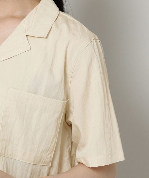 ALAND（エーランド）の「3.3Field Trip／OPEN COLLAR シャツ　2299894（シャツ/ブラウス・レディース・ブラック/カーキ/クリーム・FREE）」の20枚目の写真