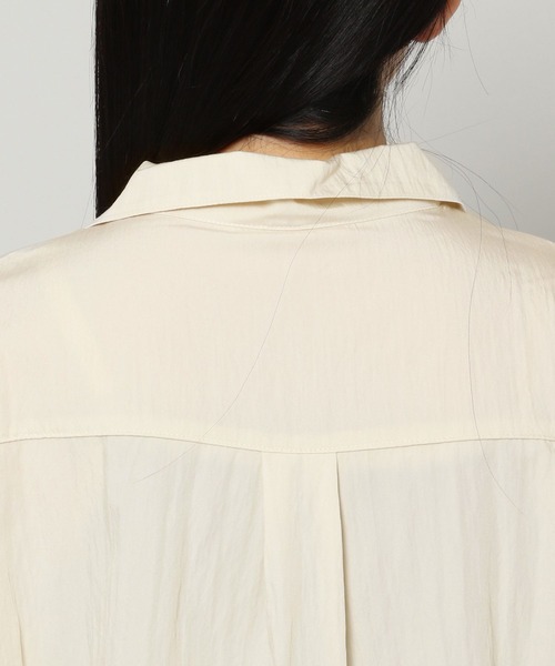 ALAND（エーランド）の「3.3Field Trip／OPEN COLLAR シャツ　2299894（シャツ/ブラウス・レディース・ブラック/カーキ/クリーム・FREE）」の22枚目の写真