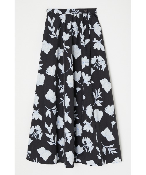 MOUSSY(マウジー)の「FLOWER PRINT WRAP スカート(スカート・レディース・オフホワイト/ブラック系その他/グリーン系その他・2/1)」の12枚目の写真