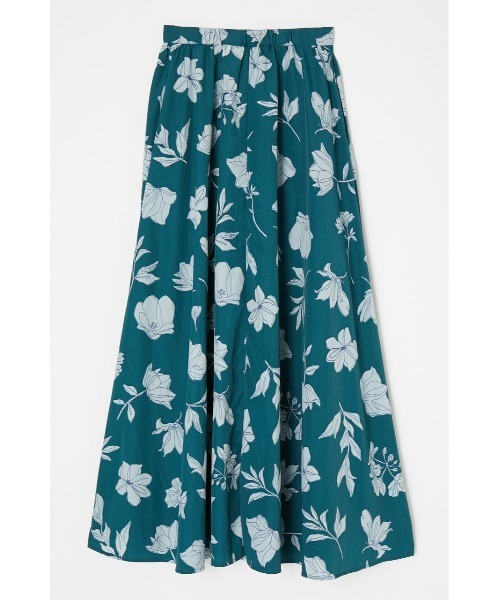 MOUSSY(マウジー)の「FLOWER PRINT WRAP スカート(スカート・レディース・オフホワイト/ブラック系その他/グリーン系その他・2/1)」の22枚目の写真
