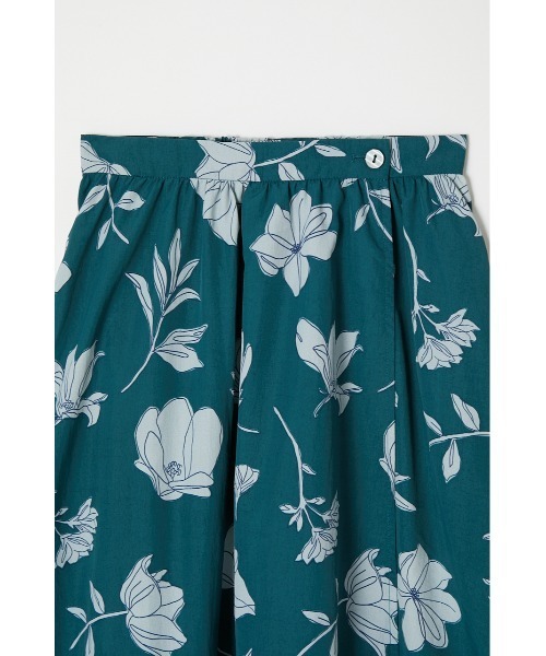 MOUSSY(マウジー)の「FLOWER PRINT WRAP スカート(スカート・レディース・オフホワイト/ブラック系その他/グリーン系その他・2/1)」の19枚目の写真