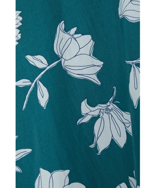 MOUSSY(マウジー)の「FLOWER PRINT WRAP スカート(スカート・レディース・オフホワイト/ブラック系その他/グリーン系その他・2/1)」の18枚目の写真