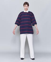 6（ロク）の「＜6(ROKU)＞RUGGER SHIRT BIG/ラガーシャツ（その他