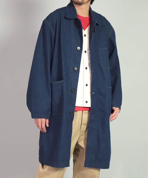 OMNIGOD（オムニゴッド）の「[OMNIGOD mens / オムニゴッド] 10ozデニム オーバーペインターコート（その他アウター・メンズ・ワンウォッシュ・2/3）」の3枚目の写真
