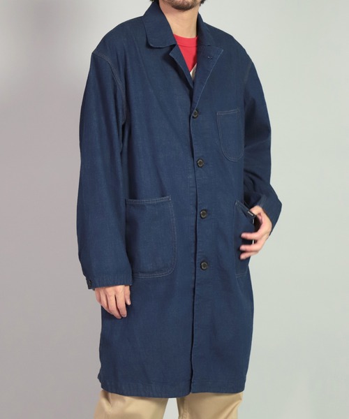 OMNIGOD（オムニゴッド）の「[OMNIGOD mens / オムニゴッド] 10ozデニム オーバーペインターコート（その他アウター・メンズ・ワンウォッシュ・2/3）」の6枚目の写真