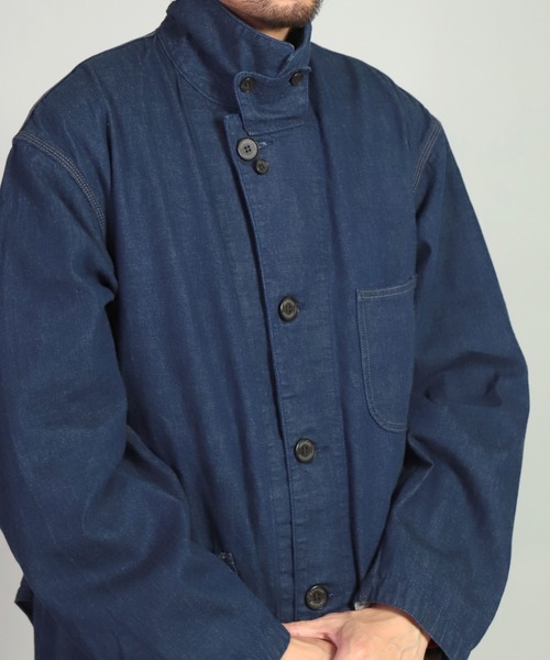 OMNIGOD（オムニゴッド）の「[OMNIGOD mens / オムニゴッド] 10ozデニム オーバーペインターコート（その他アウター・メンズ・ワンウォッシュ・2/3）」の11枚目の写真