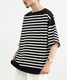 URBAN RESEARCH | リラックスボートネックボーダーショートスリーブ(Tシャツ/カットソー)