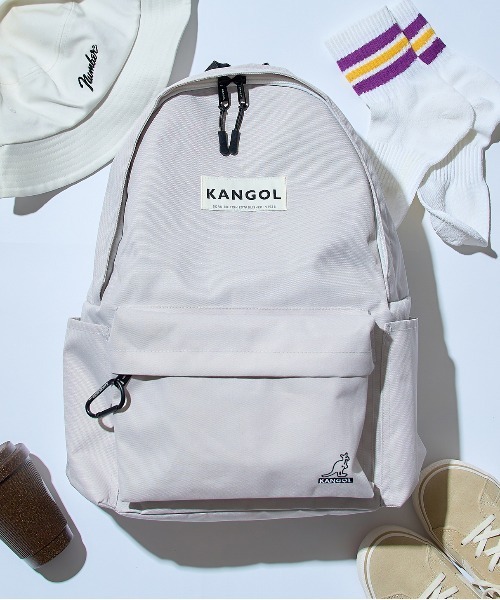 KANGOL（カンゴール）の「【KANGOL】定番デイパック　KGSA-BG00195（バックパック/リュック・メンズ・ブラック/ベージュ/グレー・FREE）」の3枚目の写真