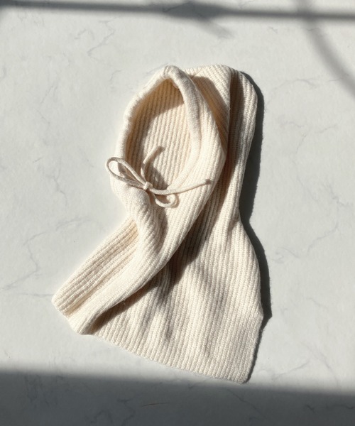 AS KNOW AS plus(アズノゥアズプラス)の「♪畦なこなれ バラクラバ(ニットキャップ/ビーニー・レディース・キナリ/チャコールグレー/ライトグリーン/オレンジ・FREE)」の16枚目の写真