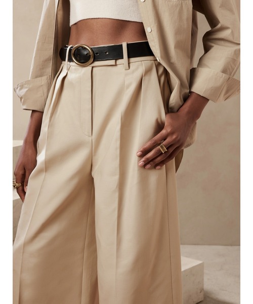 Banana Republic(バナナリパブリック)の「ウルトラワイド チノパンツ(チノパンツ・レディース・ベージュ/その他・2/4/6/00)」の7枚目の写真