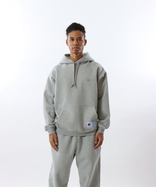 Champion(チャンピオン)の「【Champion/チャンピオン】メンズ アクションスタイル フーデッドスウェットシャツ(パーカー・メンズ・レッド/ブラック/ネイビー/グレー/ホワイト・X-LARGE/LARGE/MEDIUM/SMALL)」の4枚目の写真