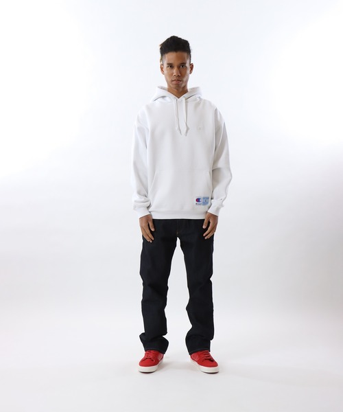 Champion(チャンピオン)の「【Champion/チャンピオン】メンズ アクションスタイル フーデッドスウェットシャツ(パーカー・メンズ・レッド/ブラック/ネイビー/グレー/ホワイト・X-LARGE/LARGE/MEDIUM/SMALL)」の18枚目の写真
