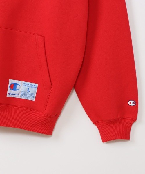 Champion(チャンピオン)の「【Champion/チャンピオン】メンズ アクションスタイル フーデッドスウェットシャツ(パーカー・メンズ・レッド/ブラック/ネイビー/グレー/ホワイト・X-LARGE/LARGE/MEDIUM/SMALL)」の10枚目の写真