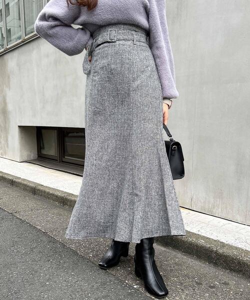 INGNI（イング）の「共ベルト付／マーメイドスカート（スカート・レディース・その他1/その他11/ブラウン系その他2・FREE）」の2枚目の写真