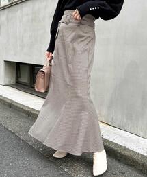 共ベルト付／マーメイドスカート