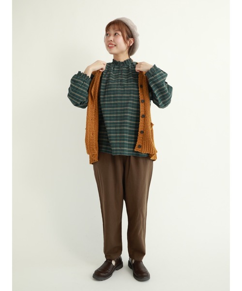 Samansa Mos2（サマンサ モスモス）の「スラブニット前開き