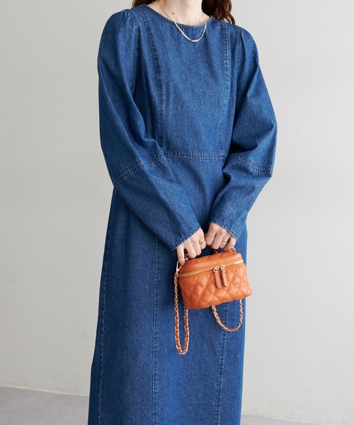 DISCOAT（ディスコート）の「パネル切替ワンピース（ワンピース）」 - WEAR