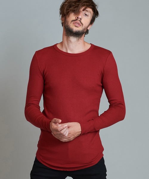 【セール】デュアルウォームテレコラウンドロンT（Tシャツ/カットソー）｜NO ID.（ノーアイディ） 5,562円