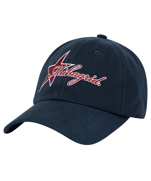 MAHAGRID（マハグリッド）の「『mahagrid/マハグリッド』STAR LOGO BALL CAP/スターロゴデザイン ボールキャップ（キャップ・レディース・ブラック/ネイビー/アイボリー・FREE）」の3枚目の写真