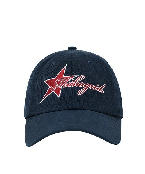 MAHAGRID（マハグリッド）の「『mahagrid/マハグリッド』STAR LOGO BALL CAP/スターロゴデザイン ボールキャップ（キャップ・レディース・ブラック/ネイビー/アイボリー・FREE）」の12枚目の写真