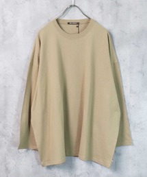 SHI-JYOMAN（シジョマン）の「【USコットン100％】 ビッグシルエット無地9分袖Tシャツ（Tシャツ/カットソー）」