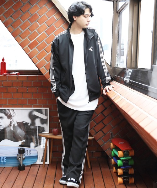 8(eight)(エイト)の「サイドラインジャージ(スウェットパンツ・メンズ・グリーン/ブルー/ワイン/ブラック・LARGE/MEDIUM)」の8枚目の写真