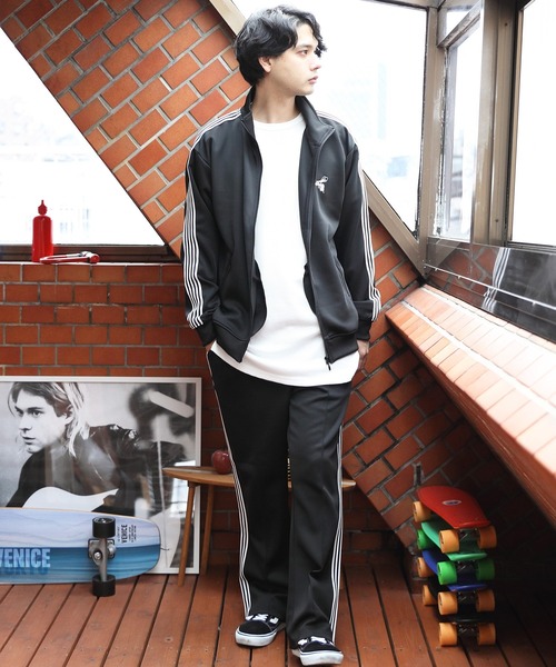 8(eight)(エイト)の「サイドラインジャージ(スウェットパンツ・メンズ・グリーン/ブルー/ワイン/ブラック・LARGE/MEDIUM)」の10枚目の写真