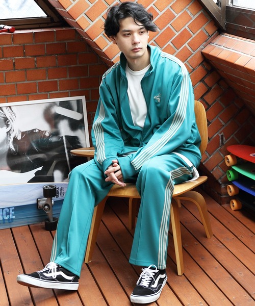 8(eight)(エイト)の「サイドラインジャージ(スウェットパンツ・メンズ・グリーン/ブルー/ワイン/ブラック・LARGE/MEDIUM)」の14枚目の写真