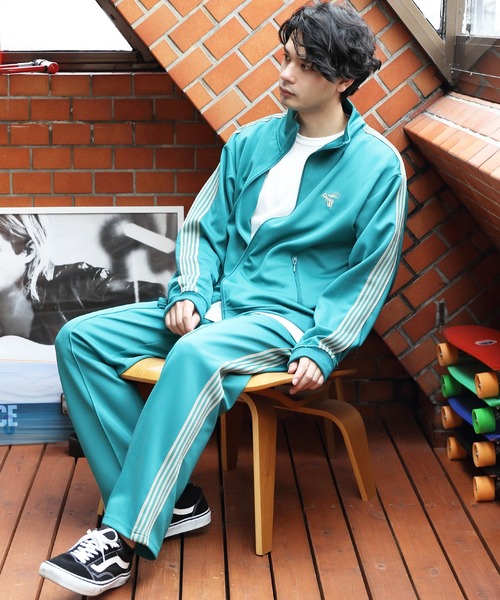 8(eight)(エイト)の「サイドラインジャージ(スウェットパンツ・メンズ・グリーン/ブルー/ワイン/ブラック・LARGE/MEDIUM)」の16枚目の写真