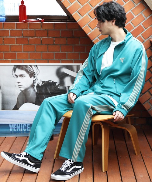 8(eight)(エイト)の「サイドラインジャージ(スウェットパンツ・メンズ・グリーン/ブルー/ワイン/ブラック・LARGE/MEDIUM)」の17枚目の写真