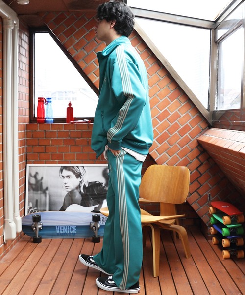 8(eight)(エイト)の「サイドラインジャージ(スウェットパンツ・メンズ・グリーン/ブルー/ワイン/ブラック・LARGE/MEDIUM)」の22枚目の写真