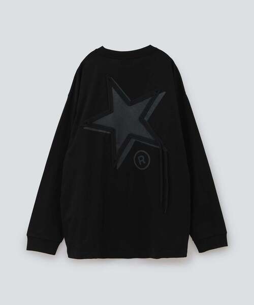 CONVERSE TOKYO(コンバーストウキョウ)の「レイヤードスピンドルロングTEE(Tシャツ/カットソー・レディース・ホワイト/ブラック・SMALL/MEDIUM)」の2枚目の写真