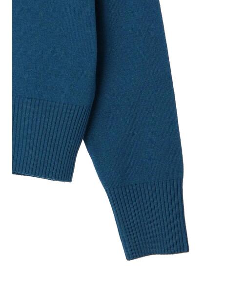 Green Parks(グリーンパークス)の「もちっと衿つきニットプルオーバー(ニット/セーター・レディース・アイボリー/ブラック/ブルー・FREE)」の15枚目の写真