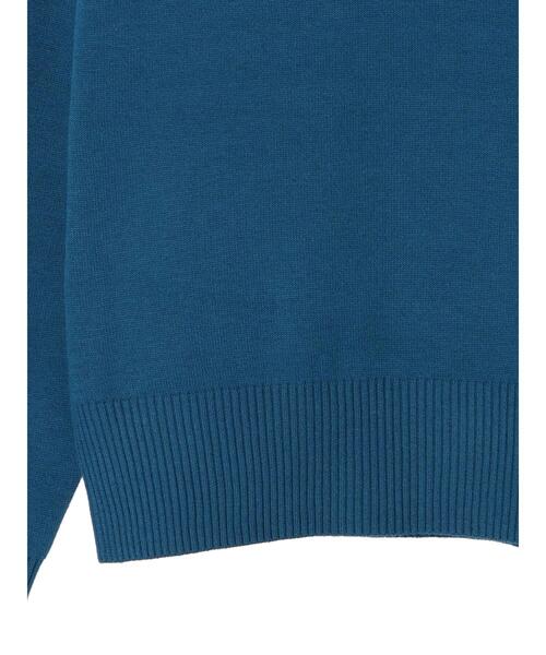 Green Parks(グリーンパークス)の「もちっと衿つきニットプルオーバー(ニット/セーター・レディース・アイボリー/ブラック/ブルー・FREE)」の16枚目の写真