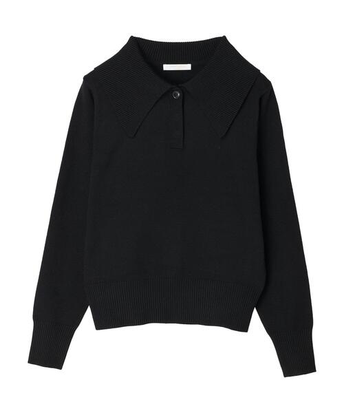 Green Parks(グリーンパークス)の「もちっと衿つきニットプルオーバー(ニット/セーター・レディース・アイボリー/ブラック/ブルー・FREE)」の21枚目の写真