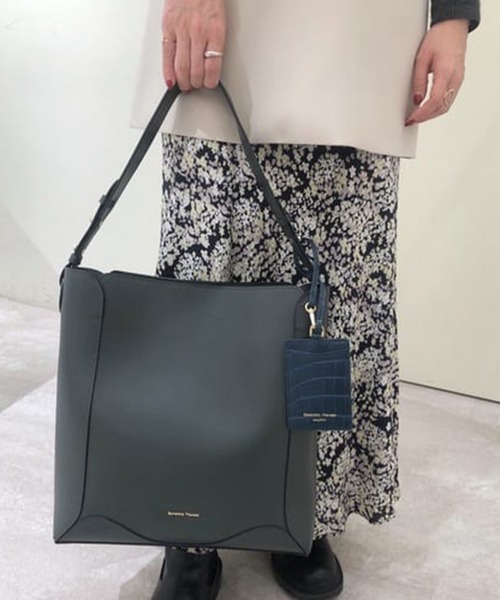 Samantha Thavasa（サマンサタバサ）の「パスケース付き ワンショルダーバッグ（ショルダーバッグ・レディース・キャメル/ダークグレー/ブラック・FREE）」の16枚目の写真