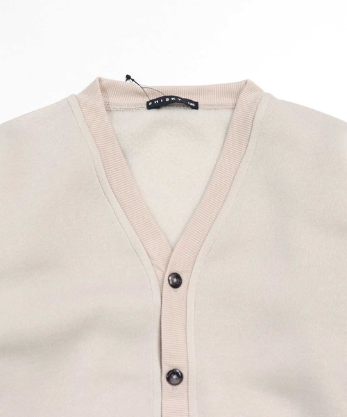 THE CASUAL（カジュアル）の「裏起毛　無地カーディガン（カーディガン/ボレロ・キッズ・ブラック/ブラウン/グレイッシュベージュ/ヘザーチャコール/キャメル/ダークグリーン/杢グレー/チャコール/ベージュ/ネイビー・140cm/160cm/120cm/110cm/130cm/150cm）」の13枚目の写真