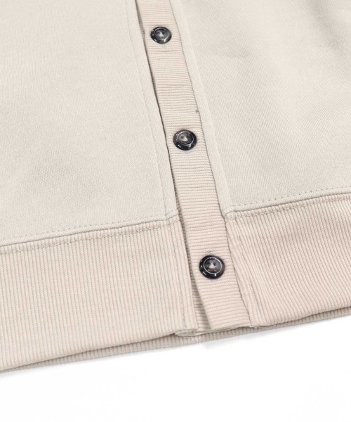 THE CASUAL（カジュアル）の「裏起毛　無地カーディガン（カーディガン/ボレロ・キッズ・ブラック/ブラウン/グレイッシュベージュ/ヘザーチャコール/キャメル/ダークグリーン/杢グレー/チャコール/ベージュ/ネイビー・140cm/160cm/120cm/110cm/130cm/150cm）」の14枚目の写真